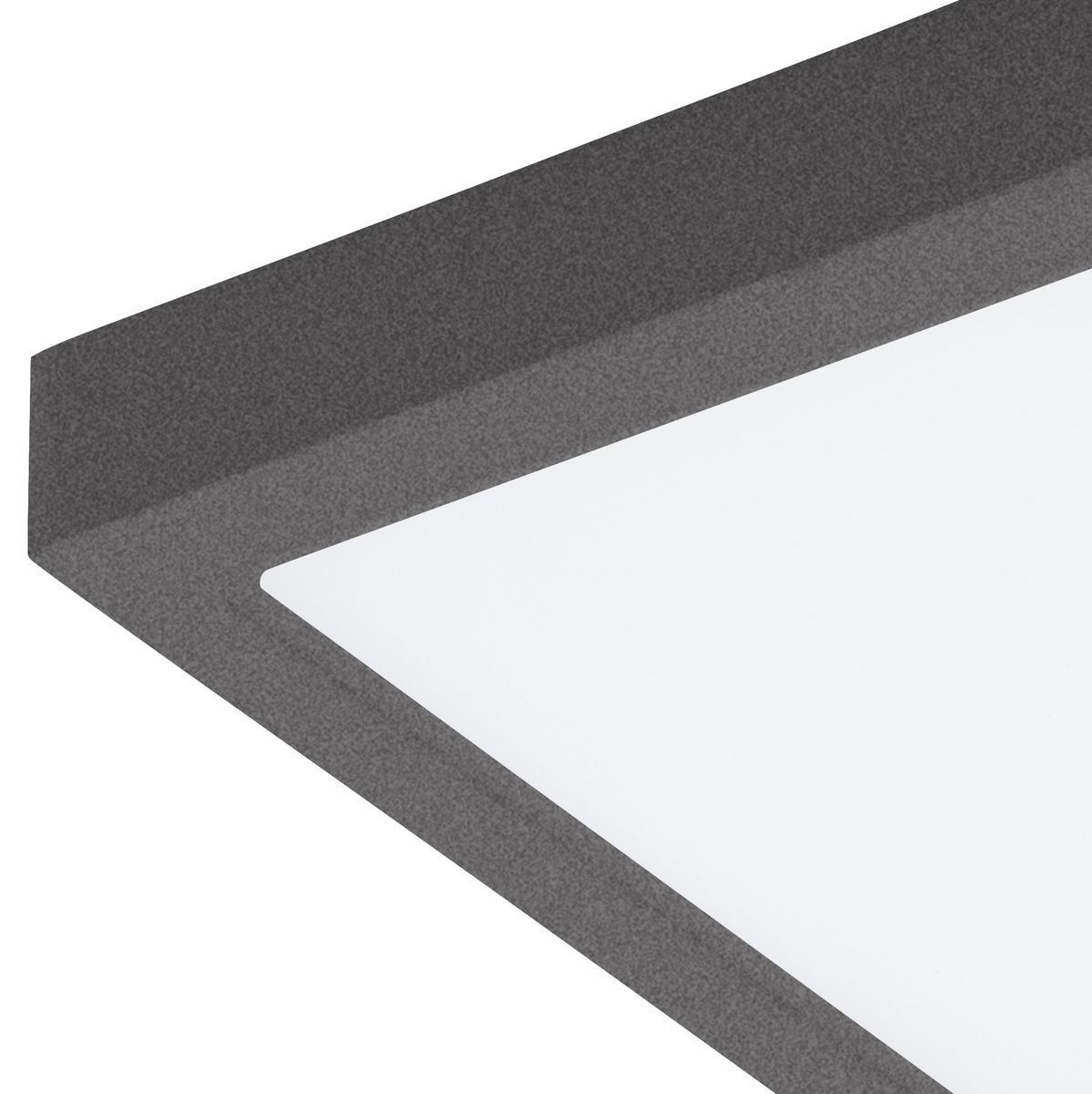 Plafonnier extérieur LED design ARGOLIS en aluminium gris anthracite
