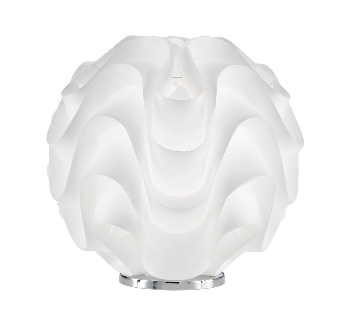 Lampe à poser design MAYA2 blanche en PVC et métal