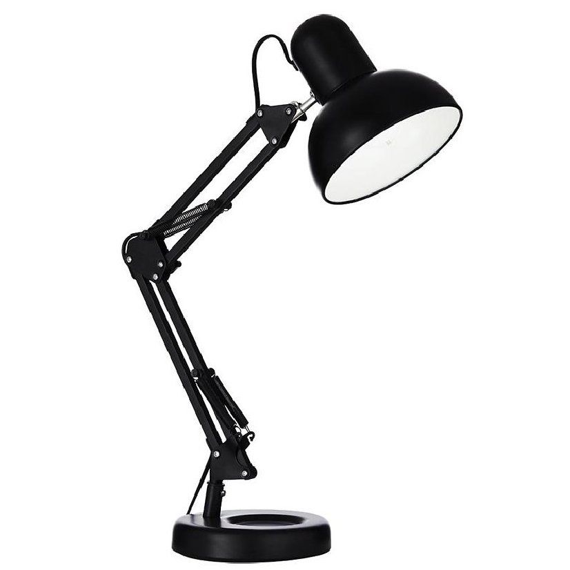 Lampe de bureau articulée KELLY noire en métal