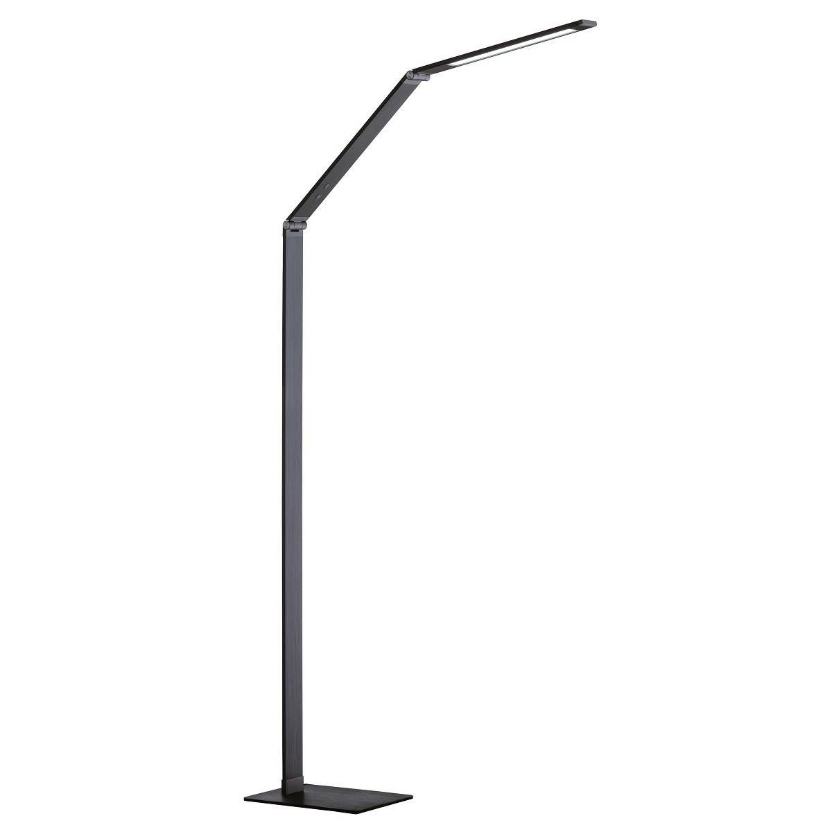 Lampadaire LED design GERI gris en métal