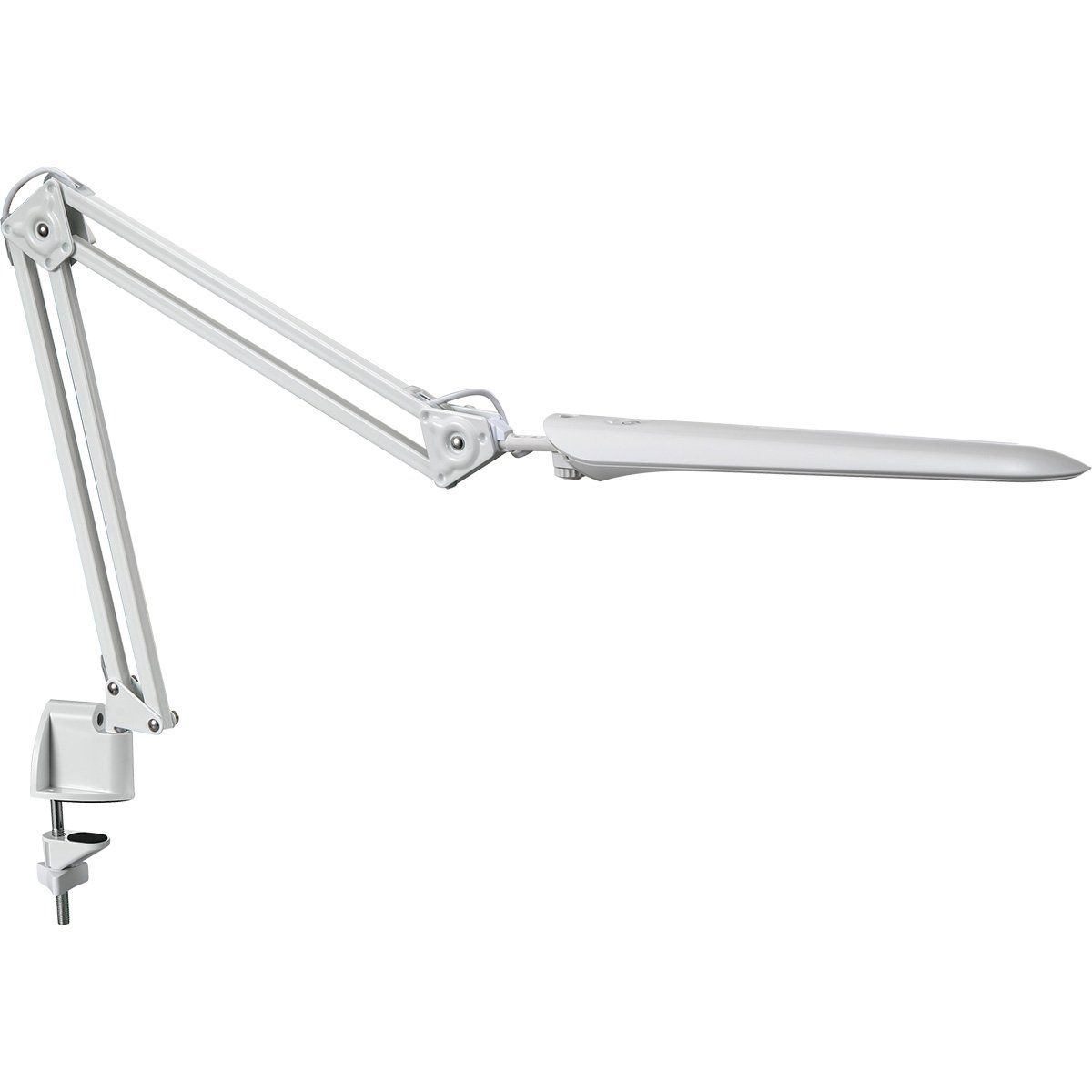 Lampe de bureau à pince COSMIX blanche en métal