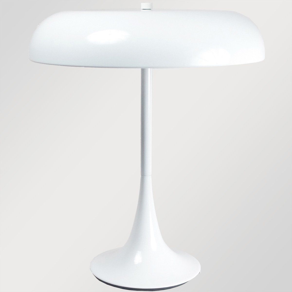 Lampe de salon design MADISON blanche en métal
