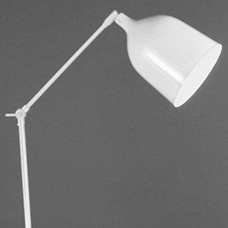 Lampadaire design MEKANO blanc en métal