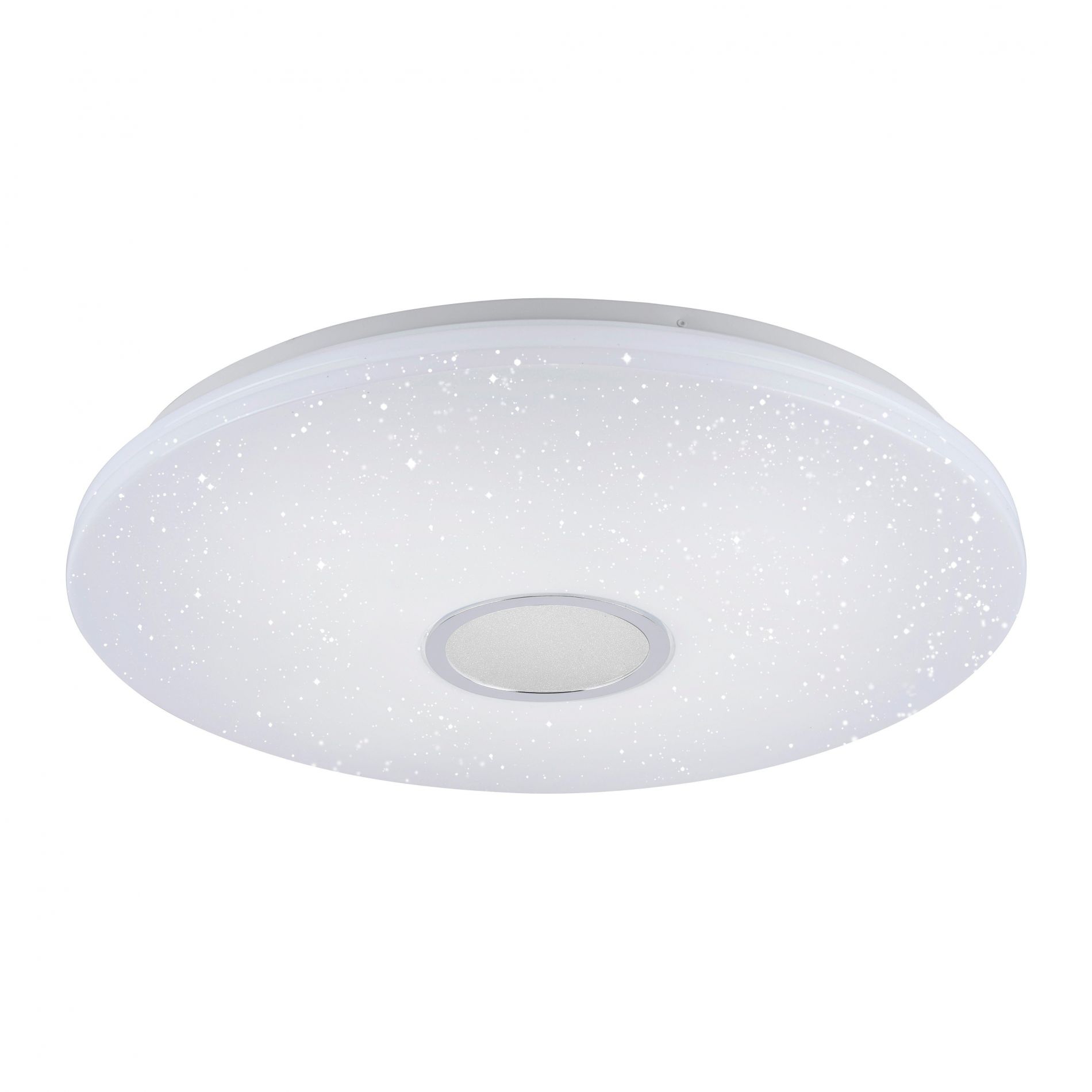 Plafonnier LED design JONAS blanc en PVC