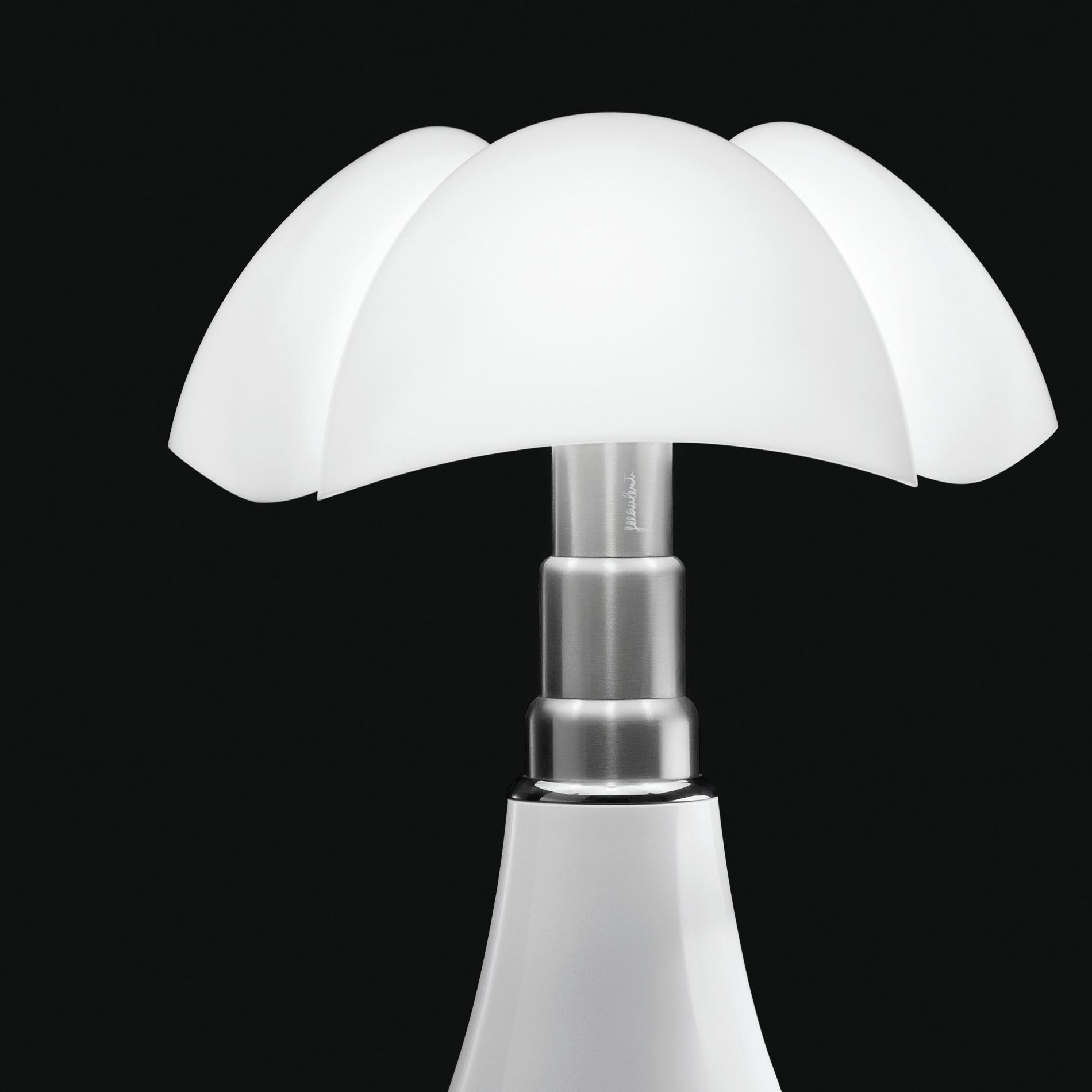 Lampe MINI PIPISTRELLO LED tactile dimmable blanche