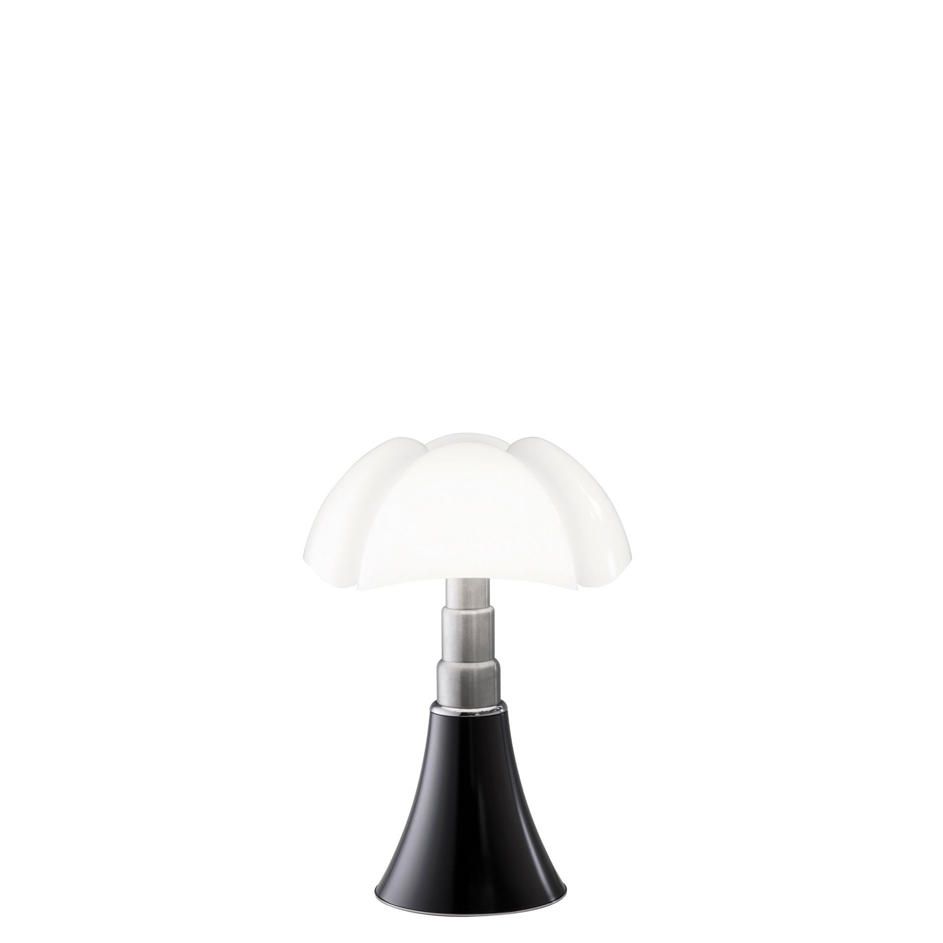 Lampe MINI PIPISTRELLO LED tactile dimmable noire mat