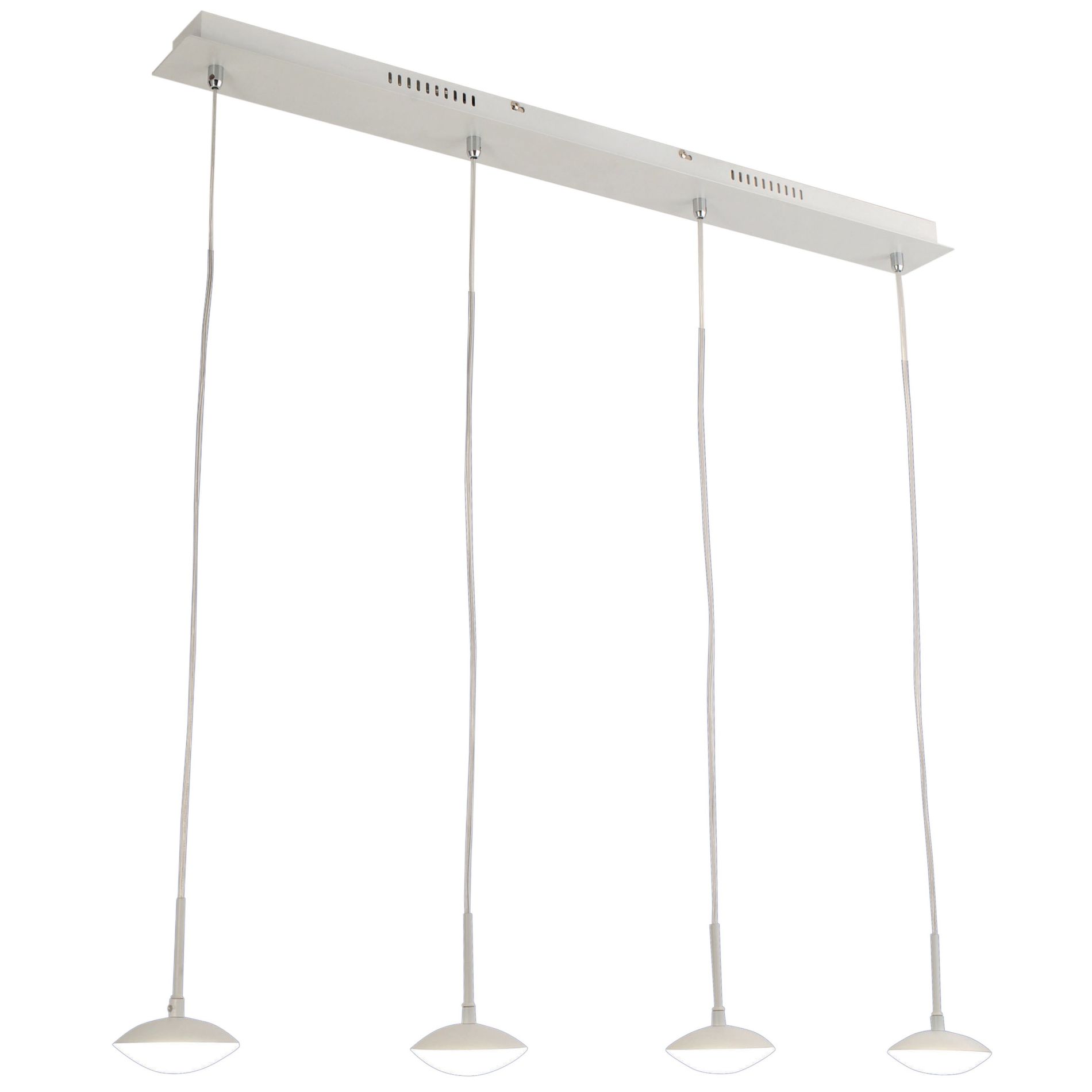 Suspension design LED HALE en métal blanc