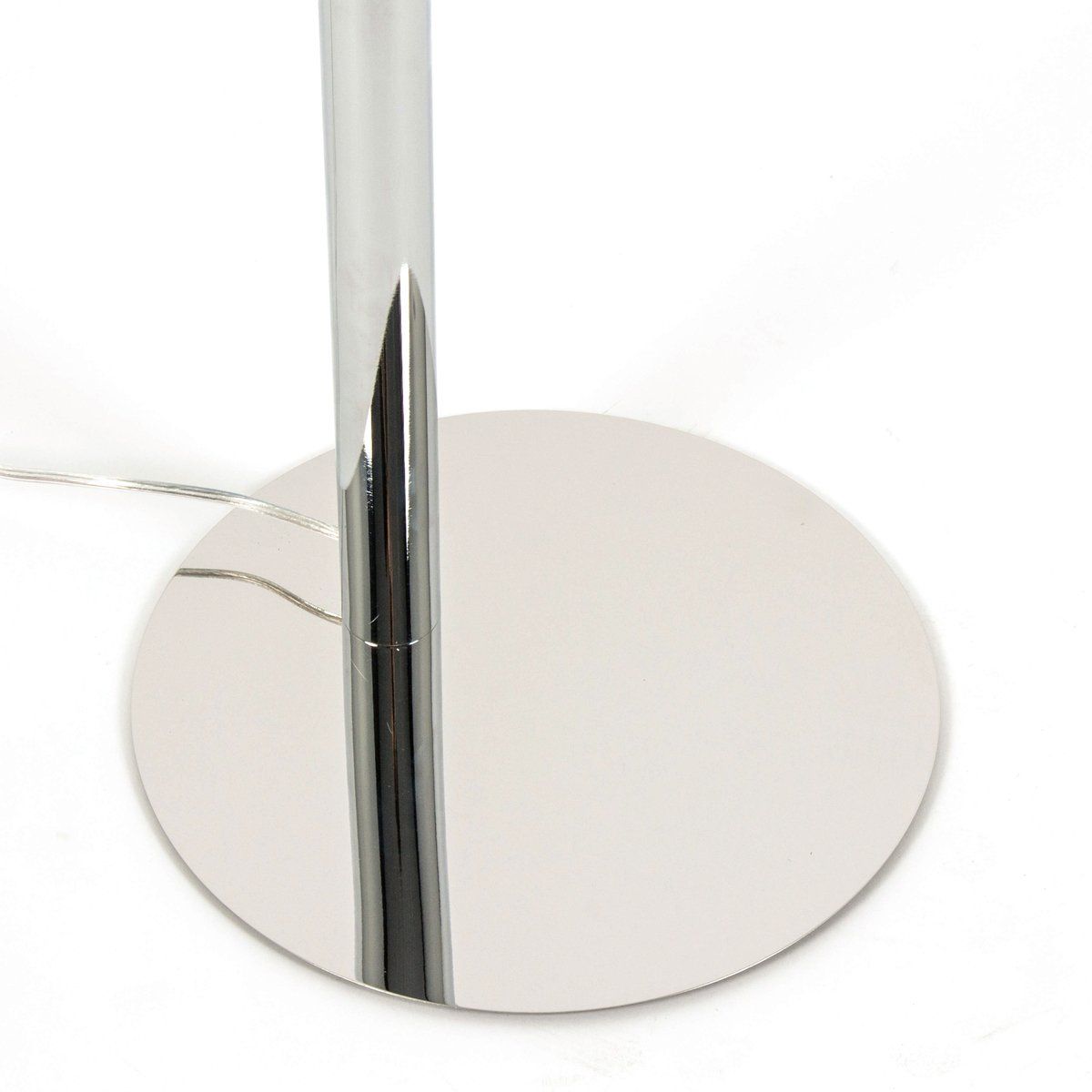 Lampadaire design Led dimmable BENETT argenté en métal