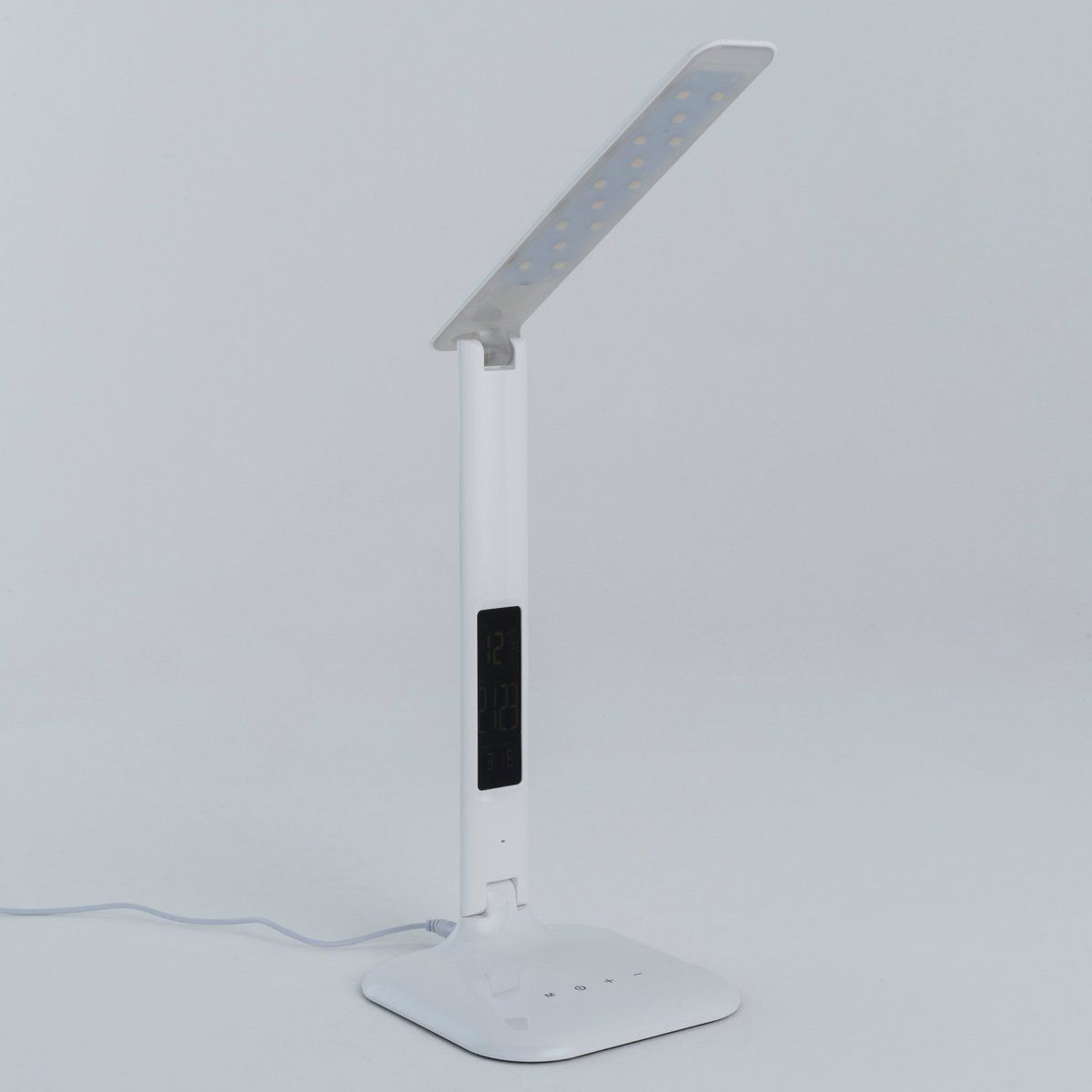 Lampe de bureau tactile Led dimmable SPACE blanche en PVC