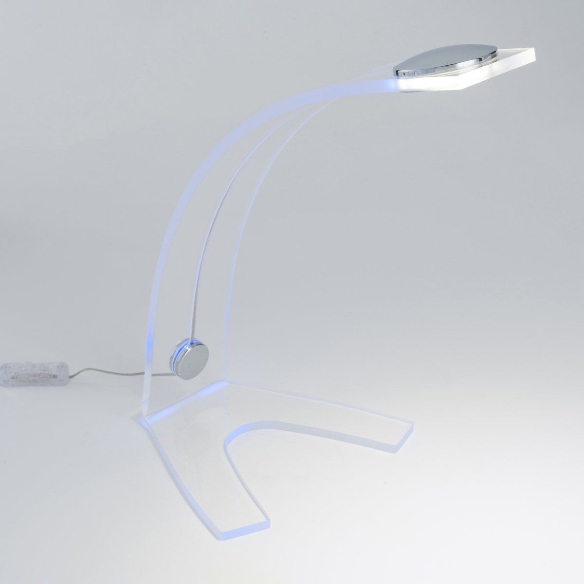 Lampe de bureau Led STANDIGN LED rétroéclairée transparente en PVC