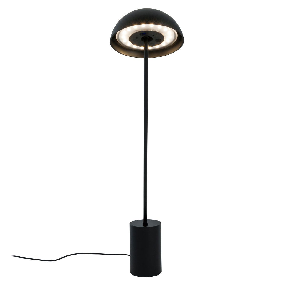 Lampe de bureau Led à variateur tactile BHAUS noire en métal et PVC