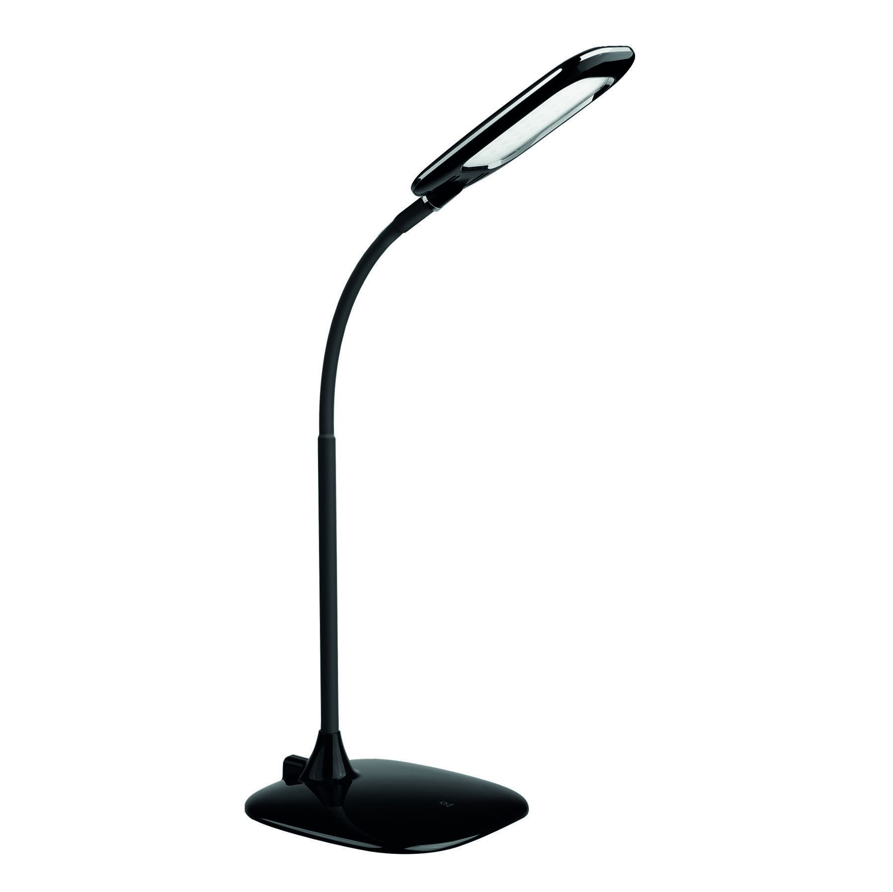 Lampe de bureau flexible touch Led MIKA noire en métal