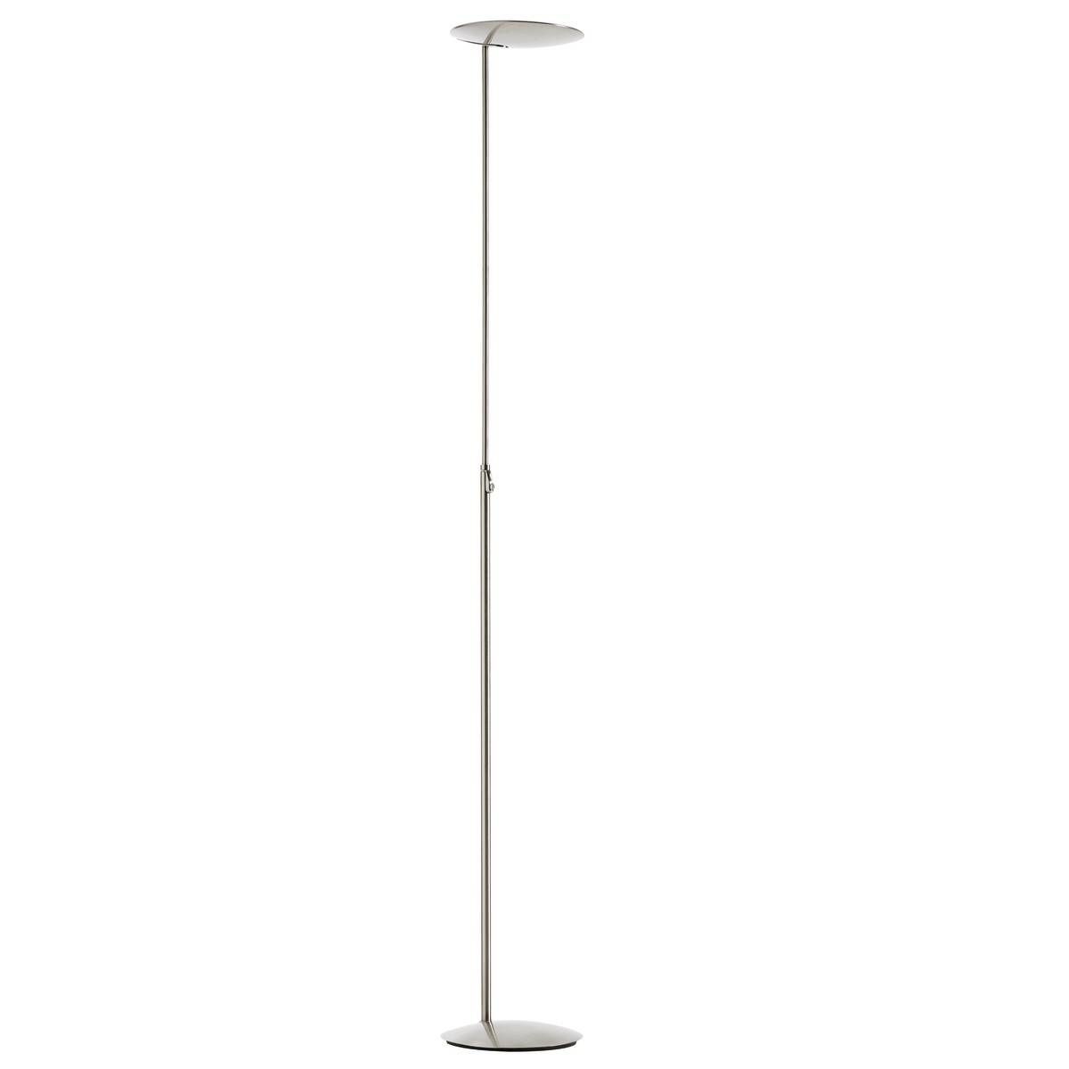 Lampadaire de salon LED SINGLE SIONE blanc en métal
