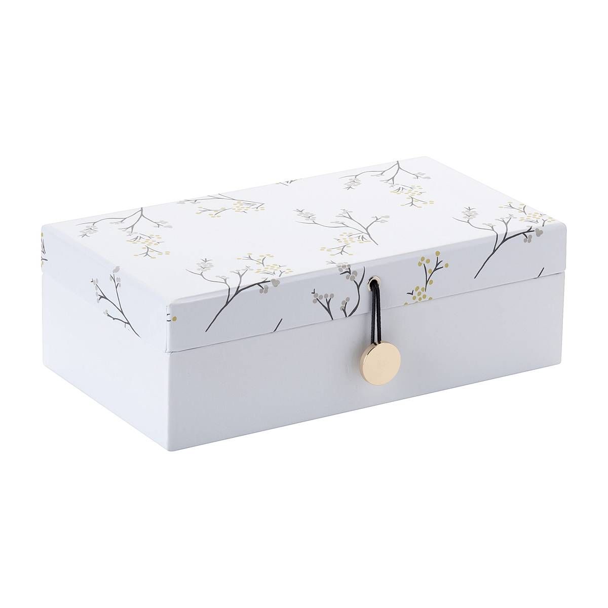 Boîte à bijoux SHUA blanche en carton