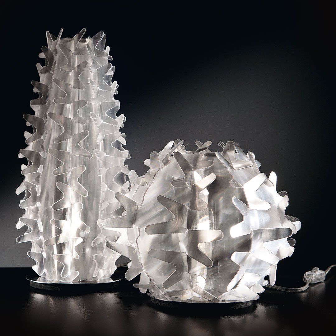 SLAMP - Lampe décorative CACTUS taille M en PVC transparent effet prisme