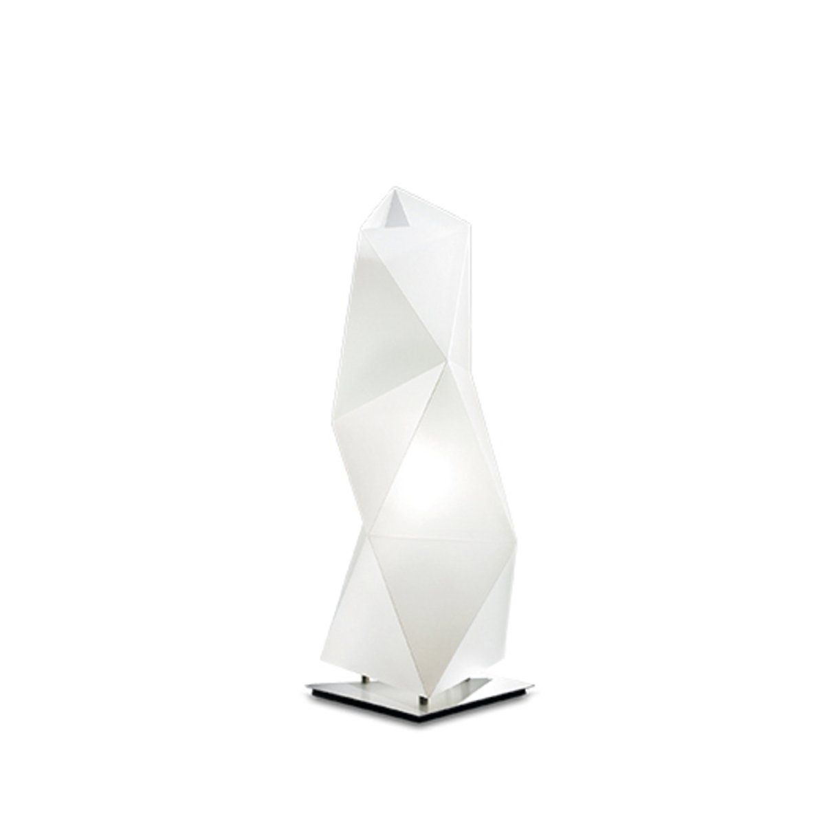 SLAMP - Lampe moderne DIAMOND taille S blanche en PVC