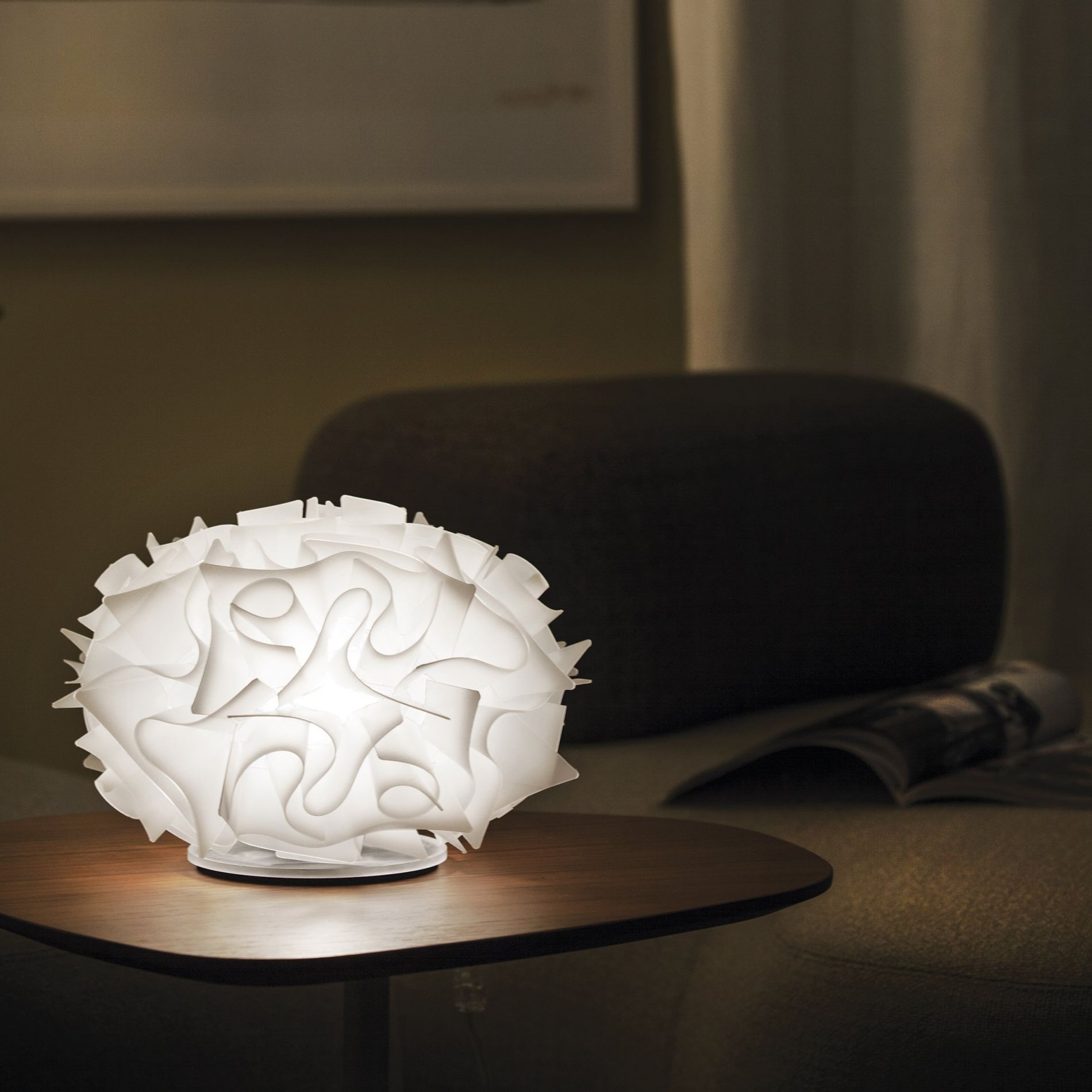 SLAMP - Lampe décorative VELI blanche en PVC