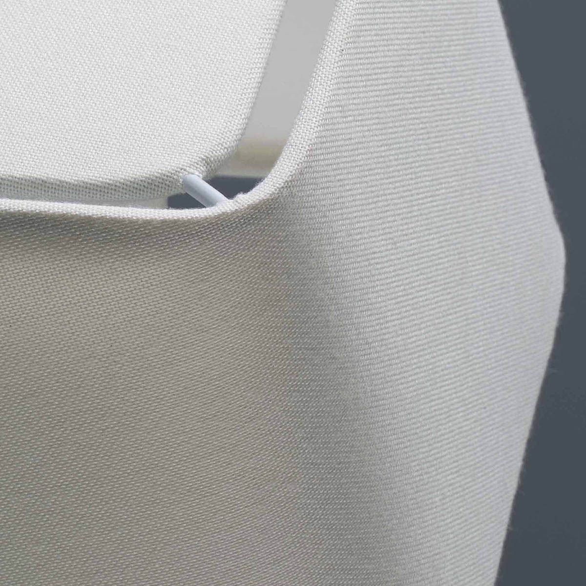 FARO - Applique moderne SWEET blanche en tissu et métal