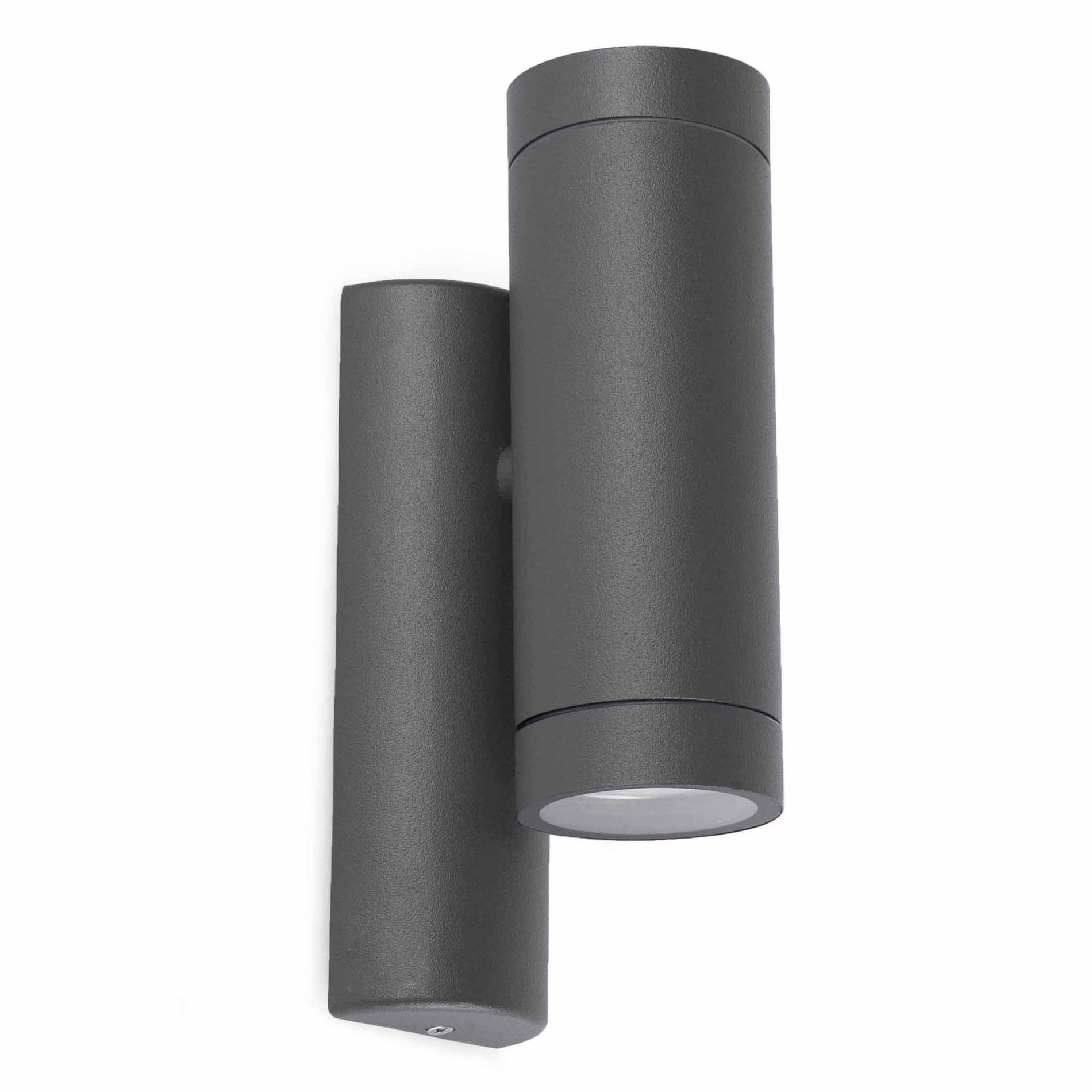 FARO - Applique d'extérieur design 2 lumières STEPS grise en métal