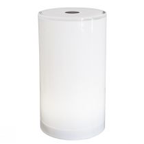 Lanterne lumineuse TUB en polyéthylène blanc