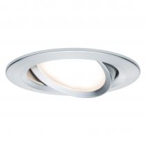 Spot seul LED encastrable et orientable PRENIUM en aluminium
