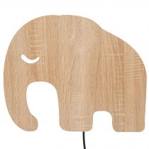 Applique murale enfant ELEPHANT en bois de chêne