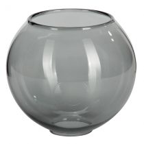 Boule en verre graphite NICE (D15cm)