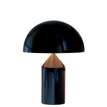 Lampe design ATOLLO (H35cm) en aluminium noir