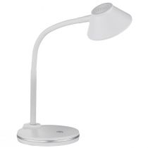 Lampe de bureau LED BERRY en PVC blanc