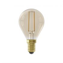 Ampoule déco filament LED dimmable E14 MINI GLOBE 136 lumens en verre ambré Ø4.5cm