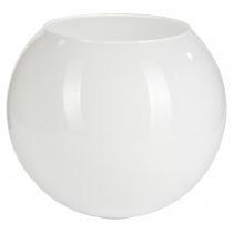Boule en verre opale blanc NIMES (D30cm)