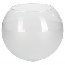 Boule en verre transparent semi satin NICE (D30cm)