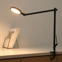 Lampe de bureau LED AROUND en aluminium noir