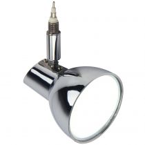 Diffuseur orientable LED spot REMIXLED argenté en métal