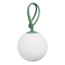 Lampe baladeuse extérieur LED BOLLEKE en polypropylène blanc anse verte