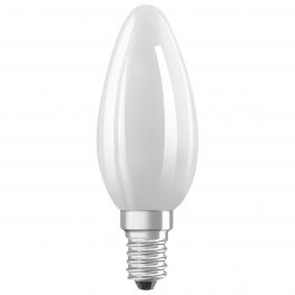 Ampoule LED E14 OPALE éclairage blanc froid 4W 470 lumens Ø3.5cm