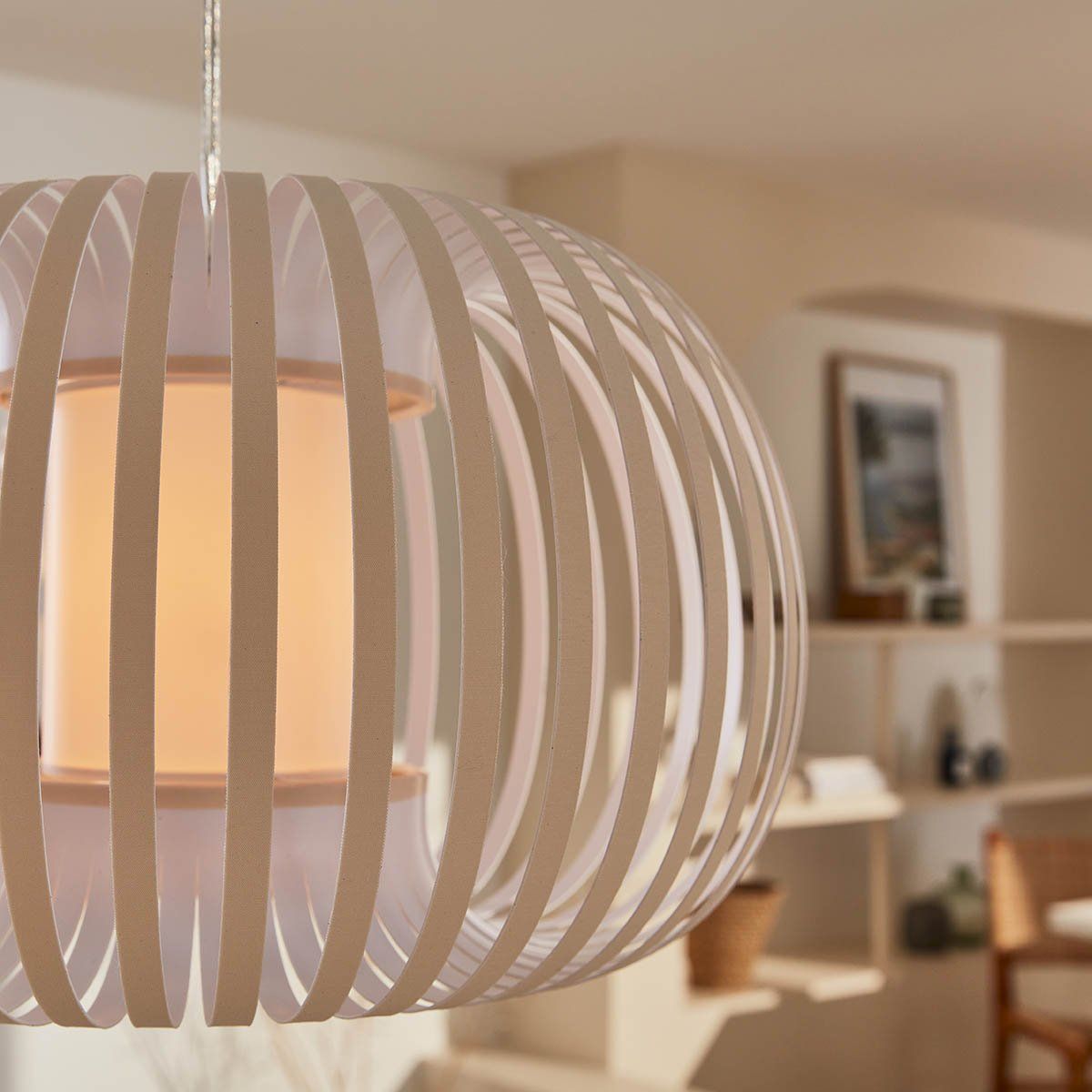 Suspension ESTENO crème Ø38cm