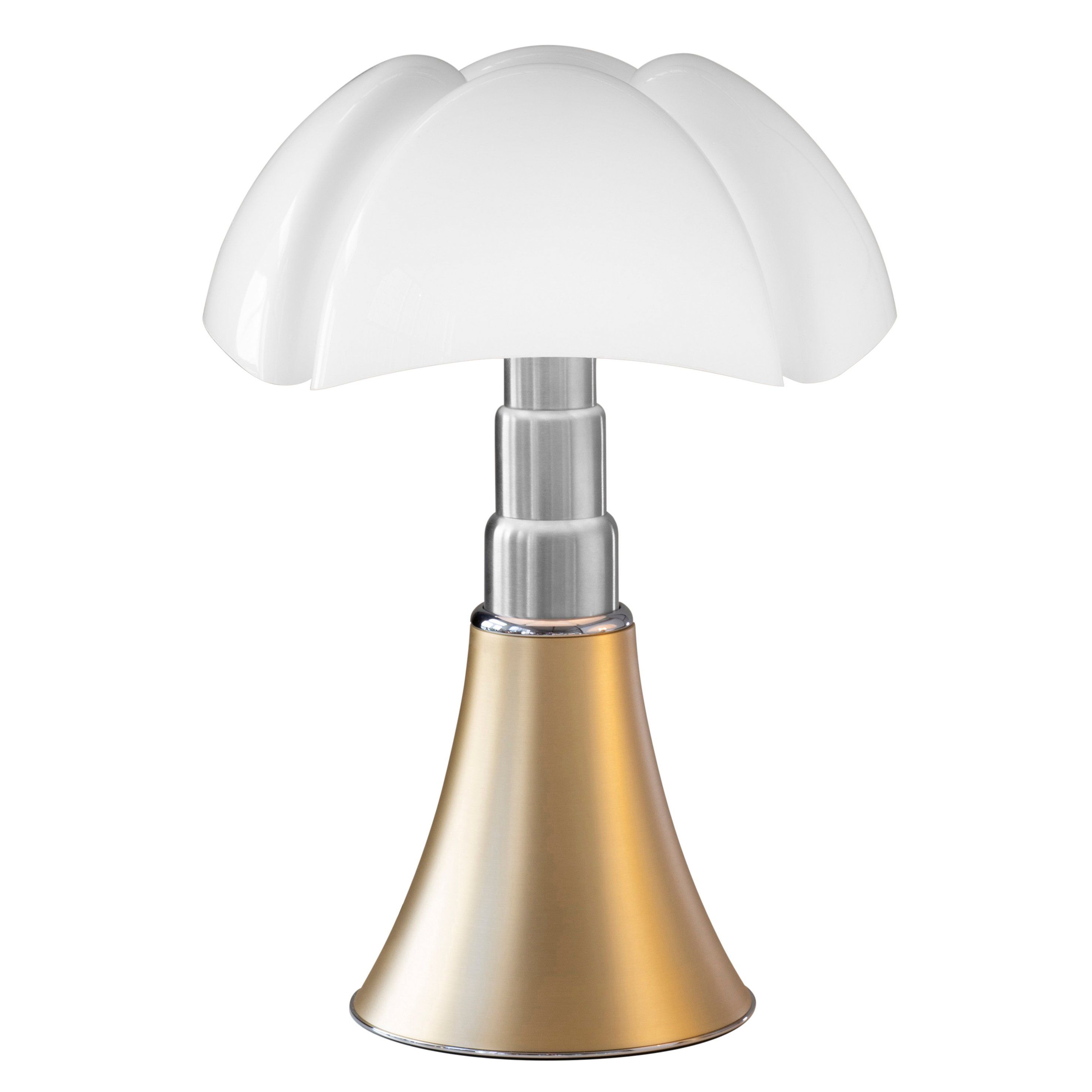 Lampe PIPISTRELLO GM laiton satiné H86cm