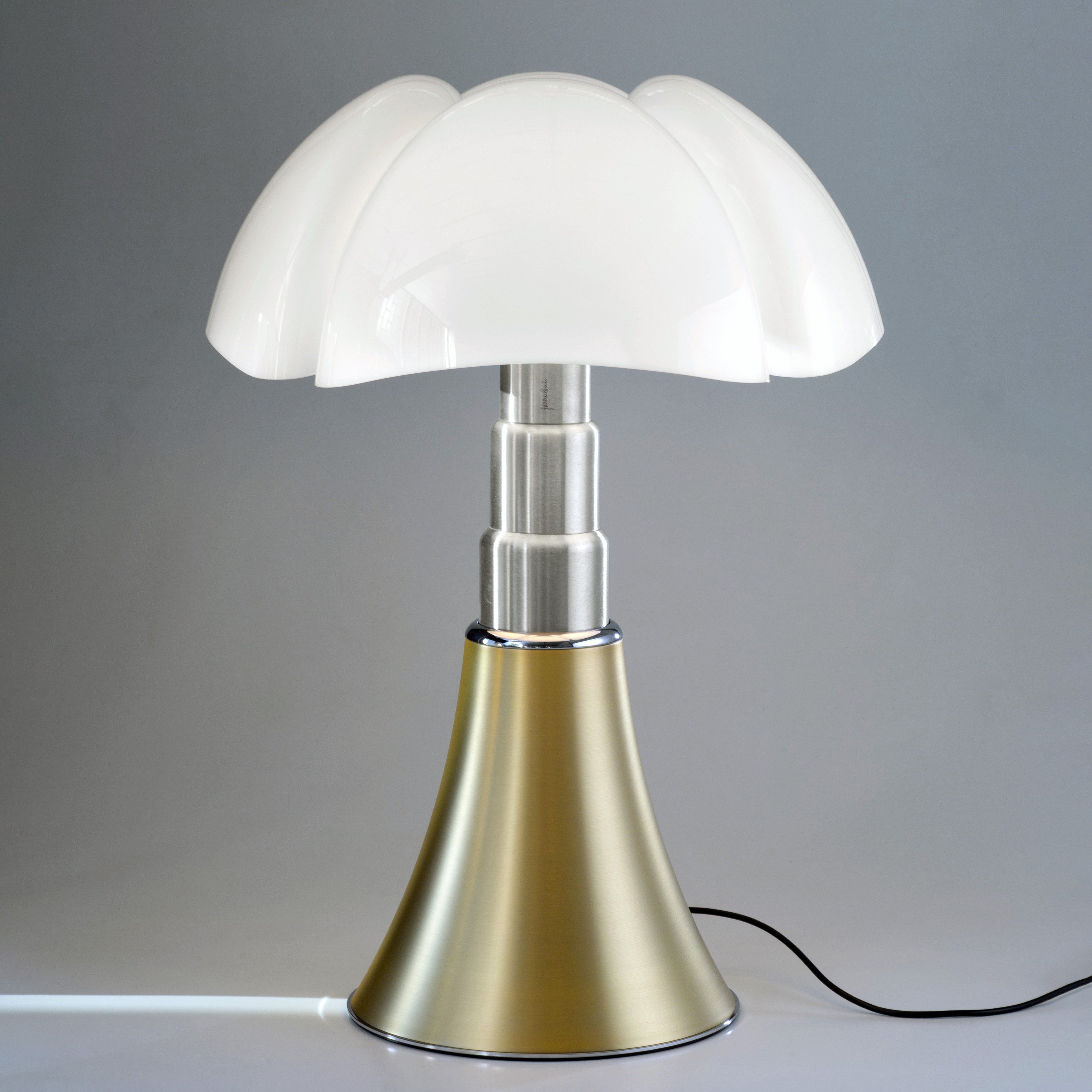 Lampe PIPISTRELLO GM laiton satiné H86cm