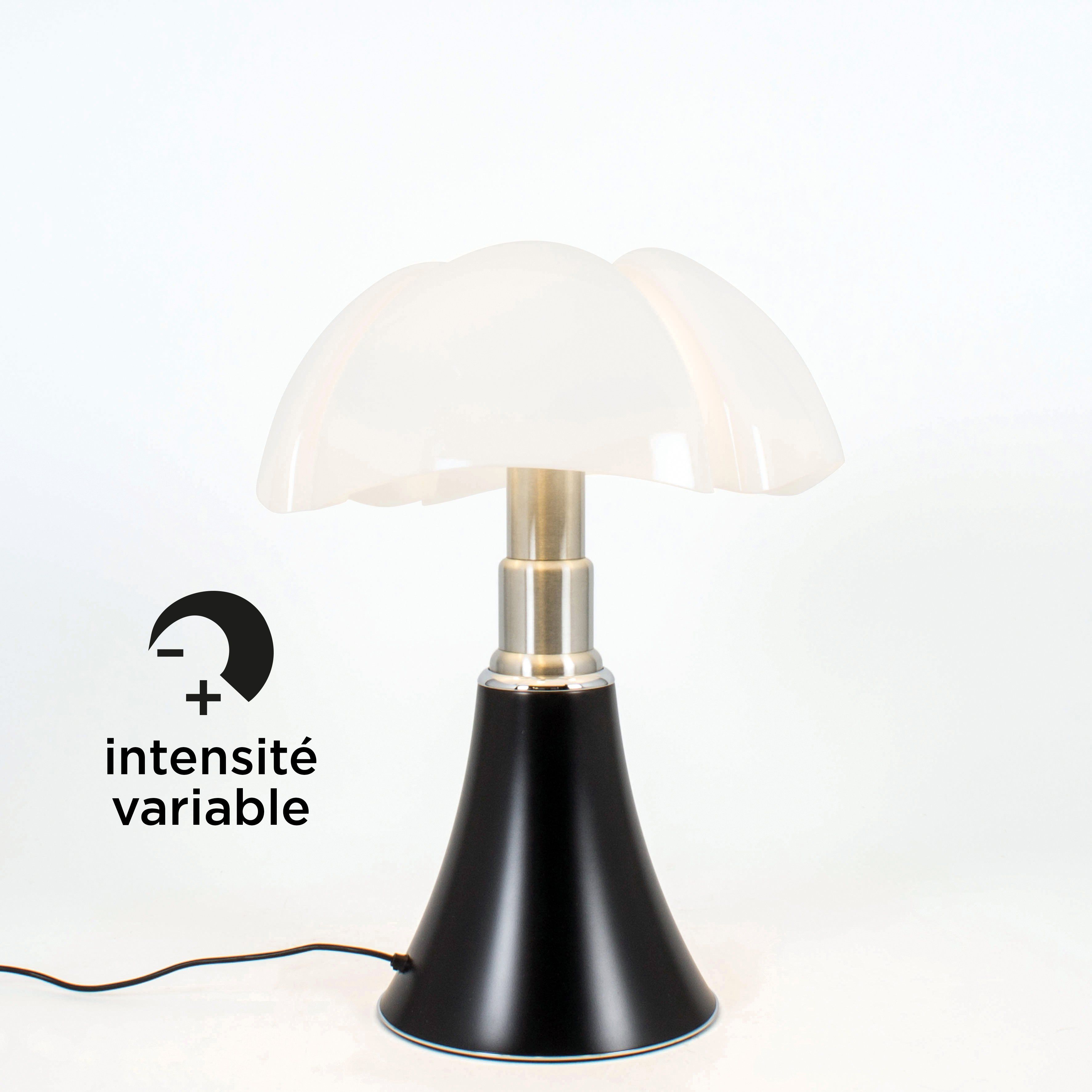 Lampe LED dimmable PIPISTRELLO GM noir mat H86cm