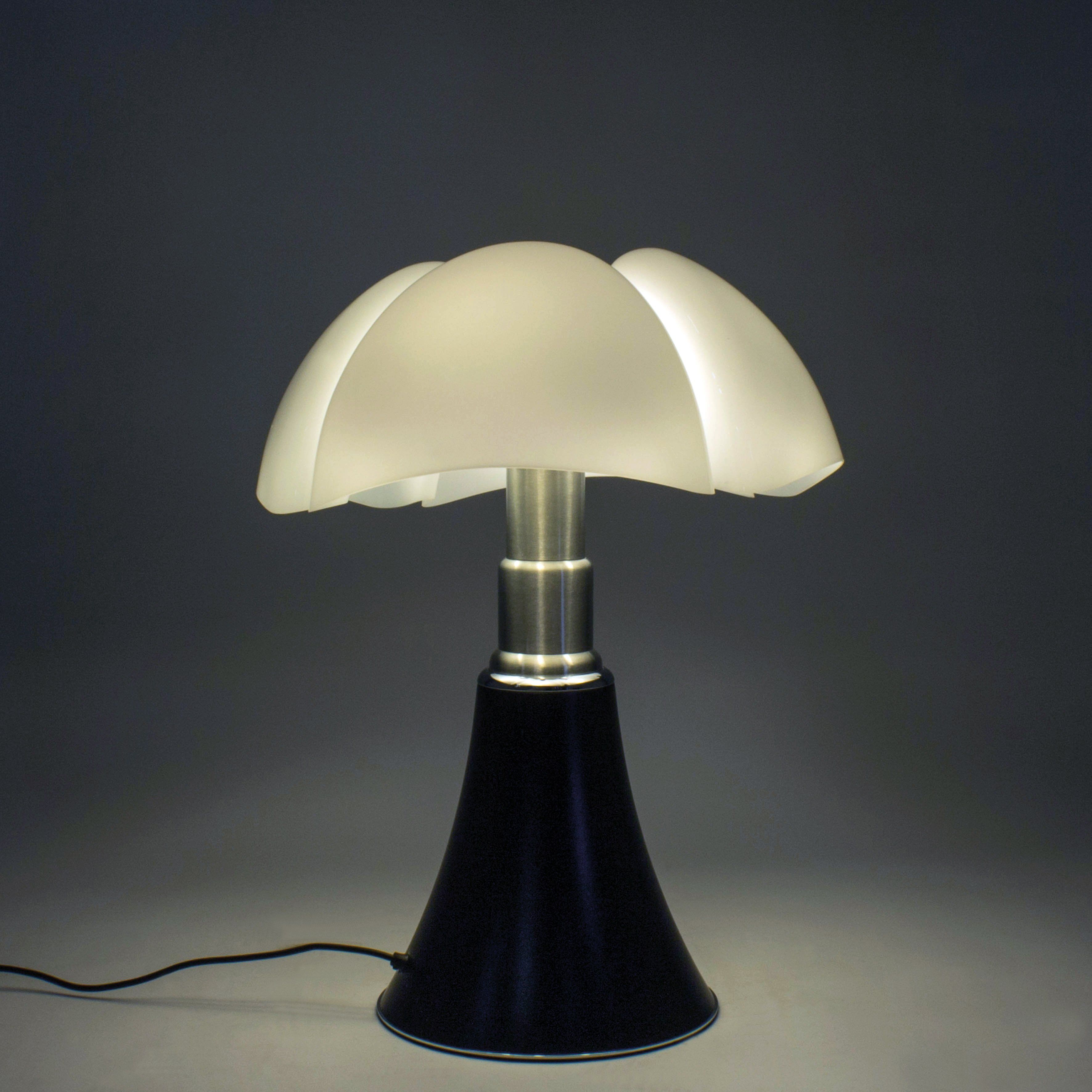 Lampe LED dimmable PIPISTRELLO GM noir mat H86cm
