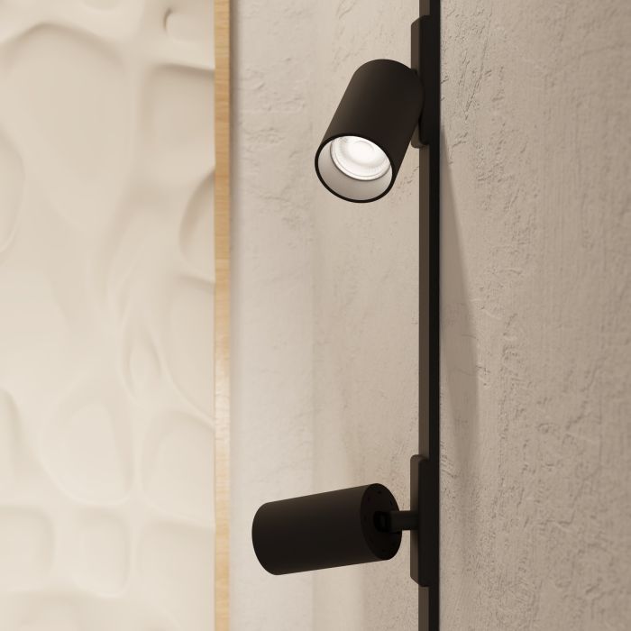 Spot à composer LED TPLUS SLIM SPOT noir Ø5,5cm