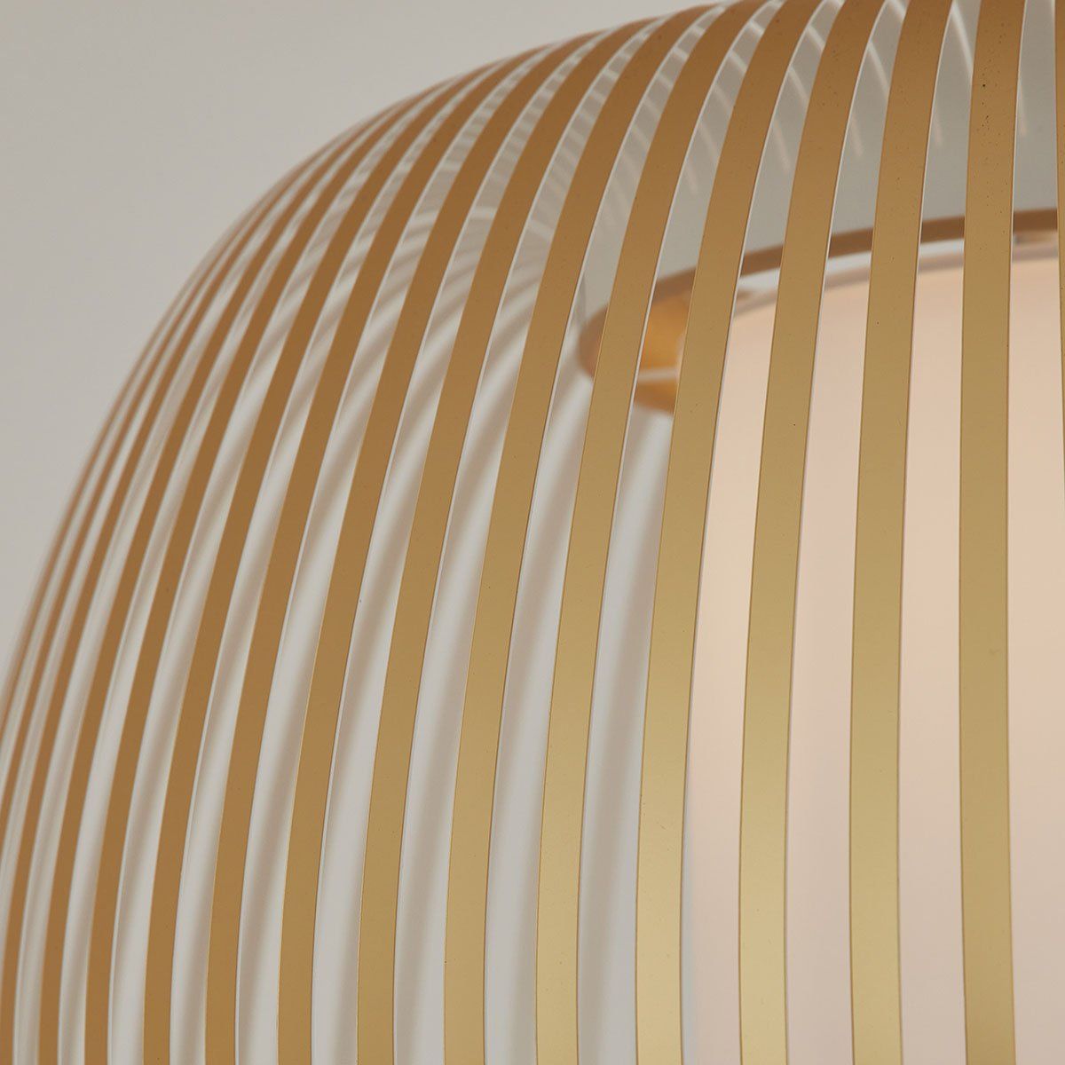 Suspension ESTENO doré/blanc Ø60cm