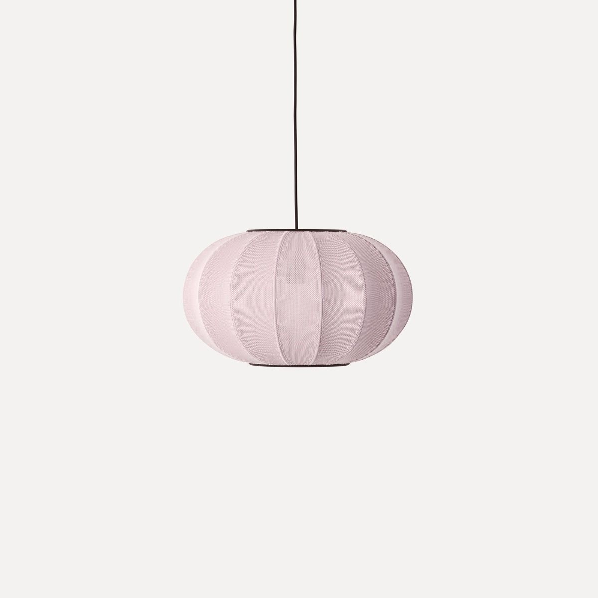 Suspension KNIT WIT OVAL rose pale Ø45cm