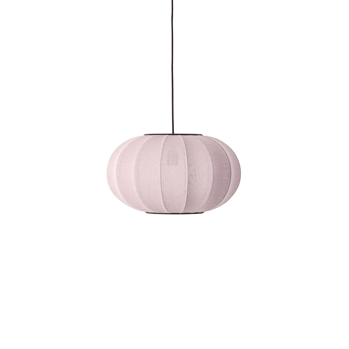 Suspension KNIT WIT OVAL rose pale Ø45cm