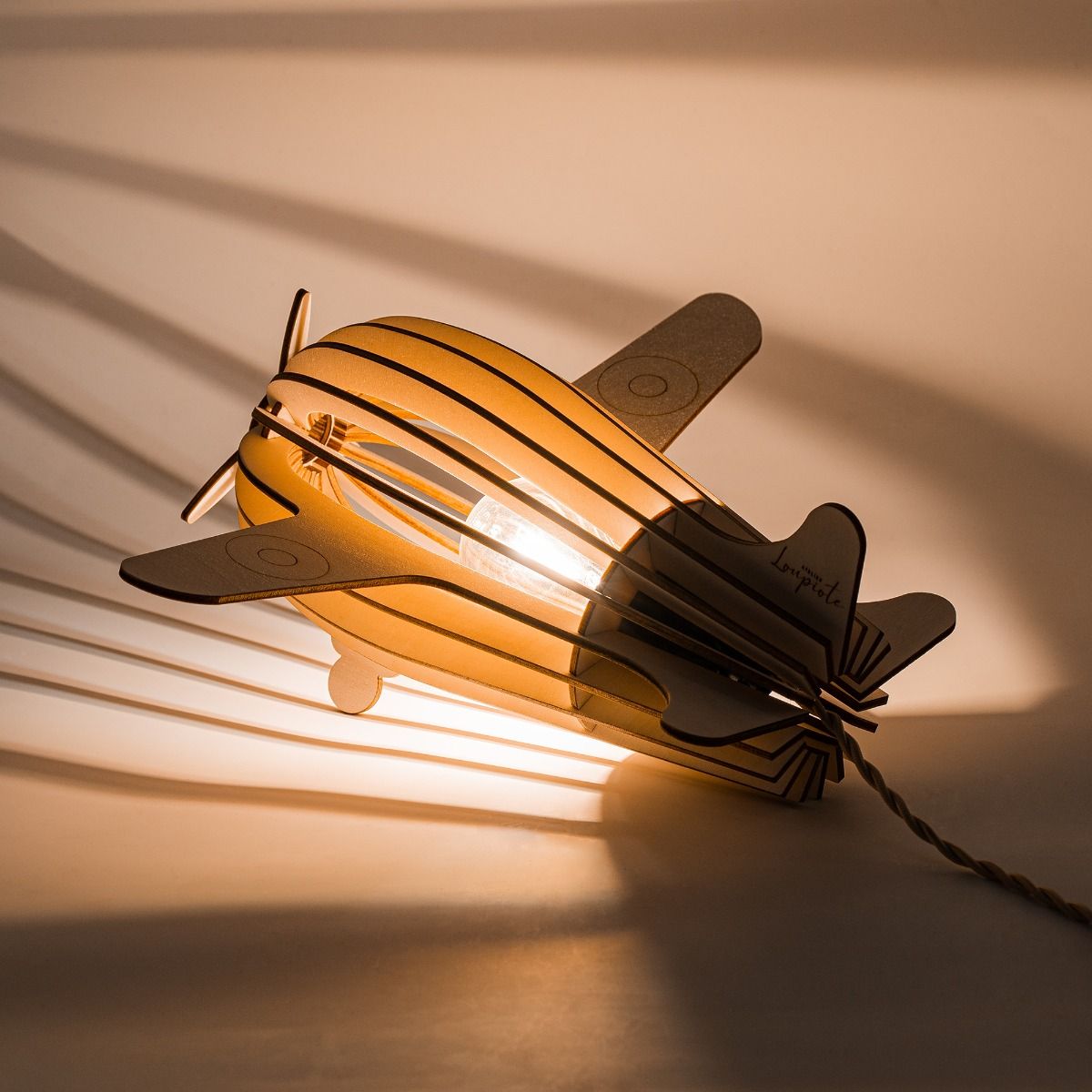 Lampe ANTOINE bois FSC Ø21cm