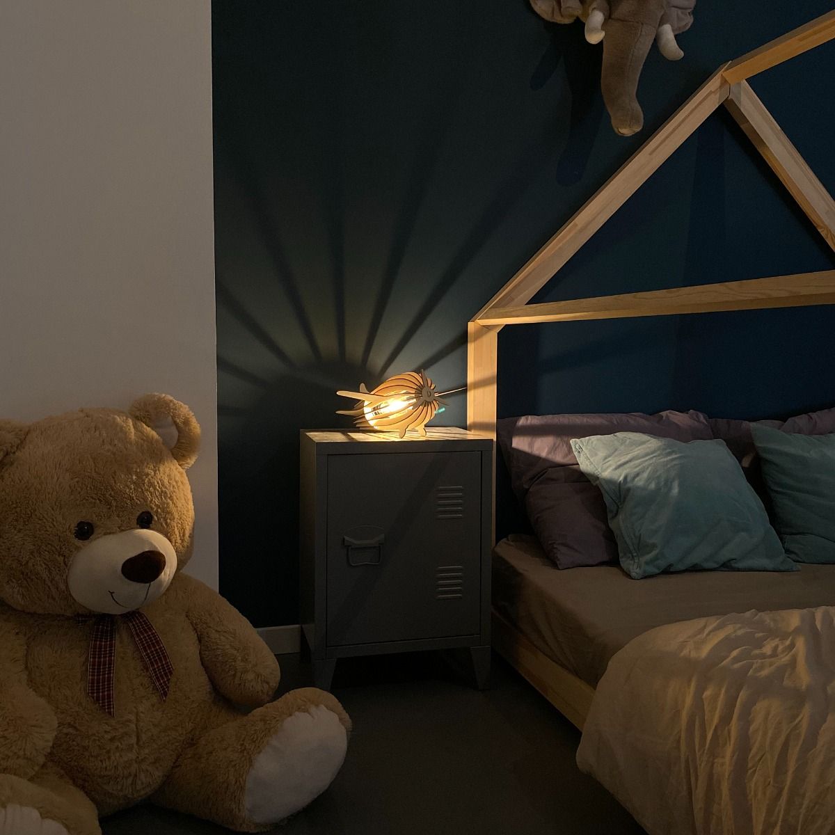 Lampe ANTOINE bois FSC Ø21cm