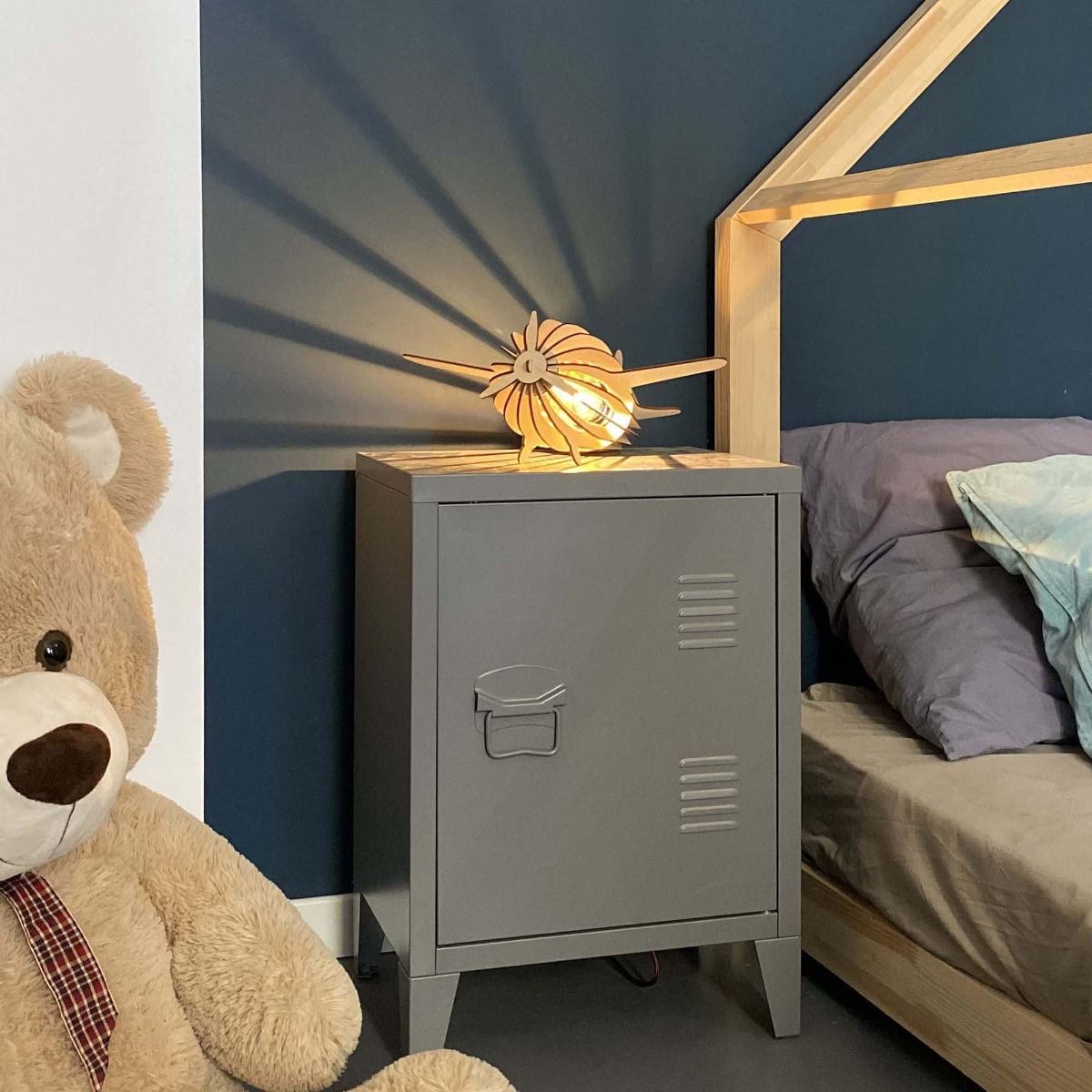 Lampe ANTOINE bois FSC Ø21cm