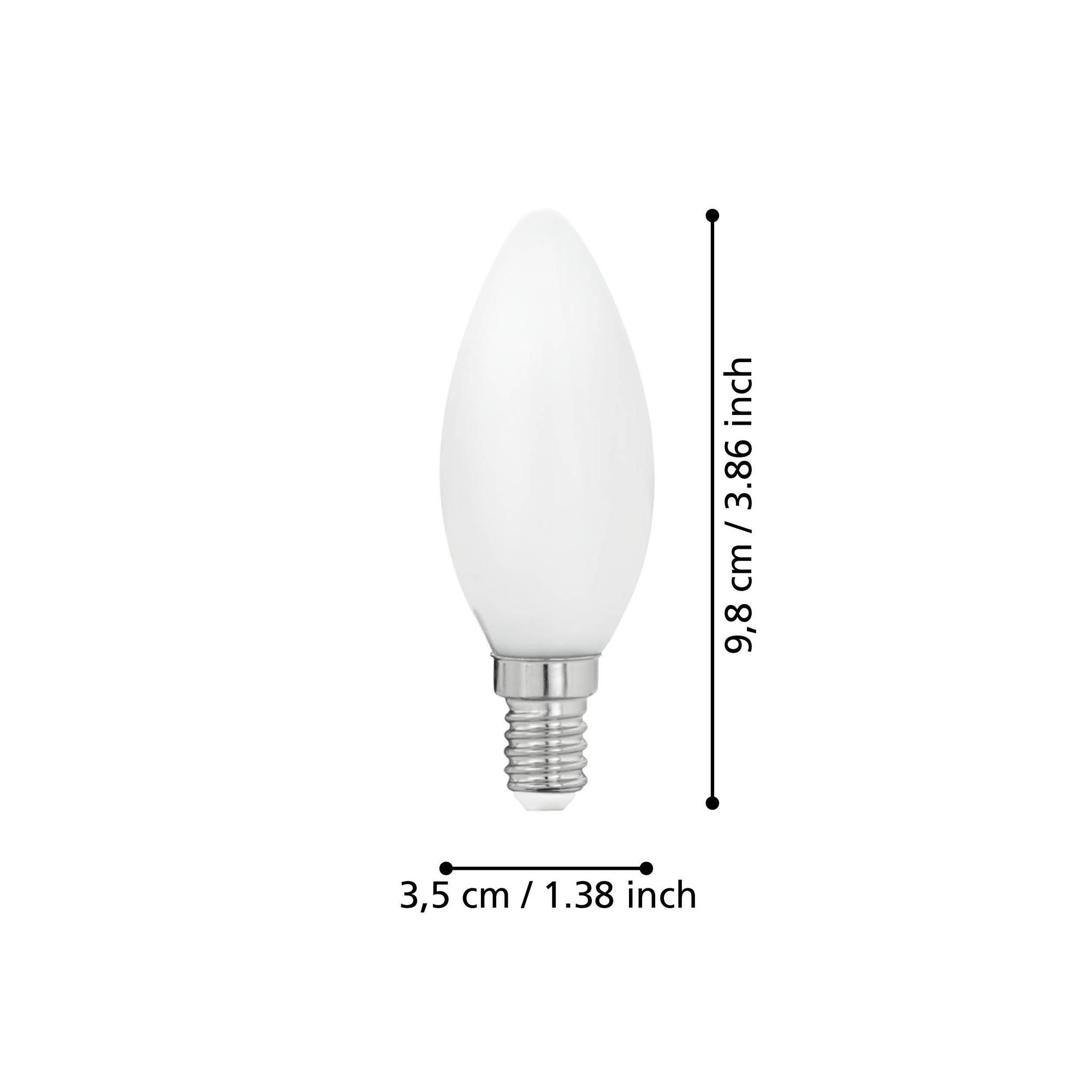 Ampoule led forme flamme E14 7W 806 lumens 2700K