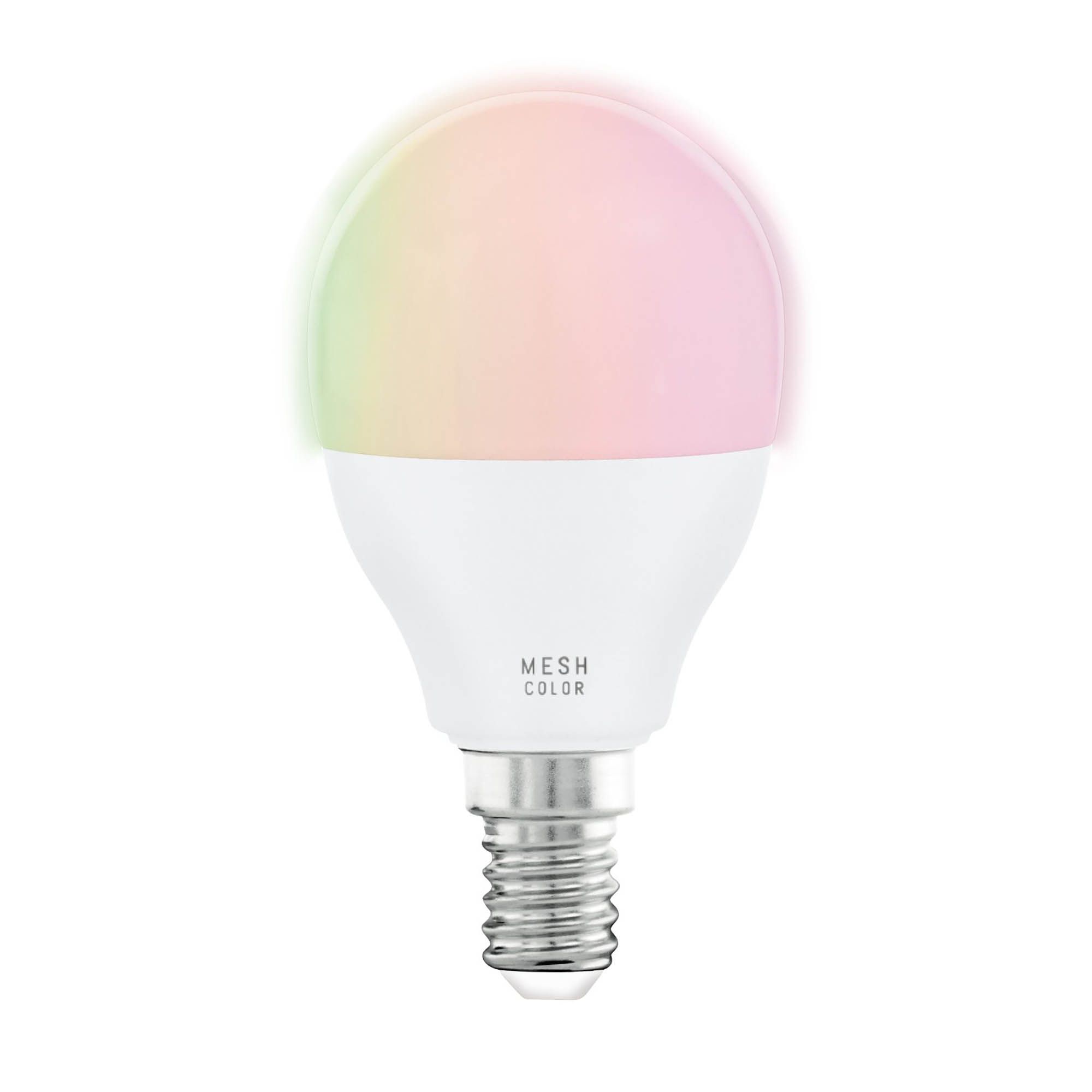 Ampoule Connectée en verre opale CONNECT Z E14 4,9W 470 lumens Changement de couleurs